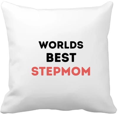 Akyol - worlds best stepmom Kussen hoes - Mama - de beste stiefmoeder - moeder cadeautjes - moederdag - verjaardagscadeau - verjaardag - cadeau - geschenk - kado - gift - moeder artikelen - 40 bij 40 cm