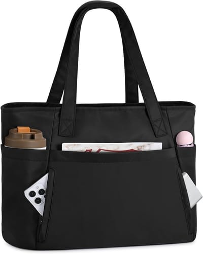 Grote Dames Shopper Tas met Laptop Compartiment voor Werk, Strand en Reizen - Ideaal voor Universiteit en Sportactiviteiten