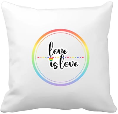 Akyol - lgbtq cadeau - Kussen hoes - Lgbt - pride vlag - lgbtq cadeau - met opdruk - lgbt - pride month - lgbtq vlag - gay pride - met tekst - opdruk - leuke pride spullen - verjaardag - cadeau - gift - 40 bij 40 cm