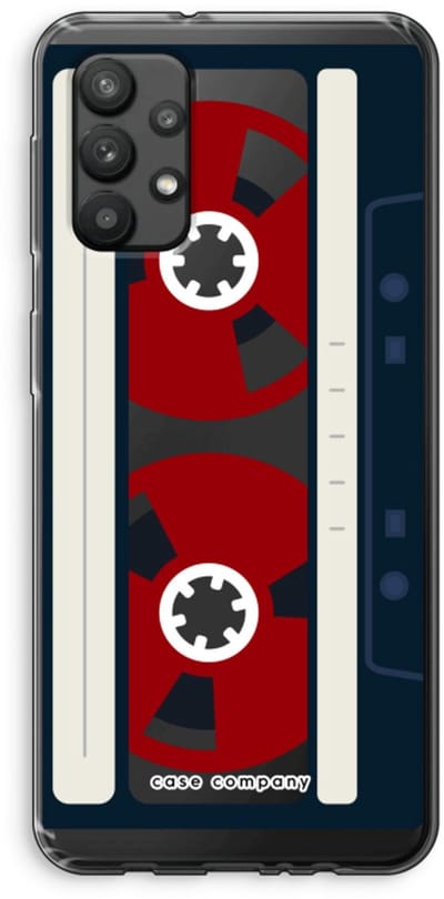 Case Company® - Hoesje geschikt voor Samsung Galaxy A32 4G hoesje - Here's your tape - Soft Cover Telefoonhoesje - Bescherming aan alle Kanten en Schermrand