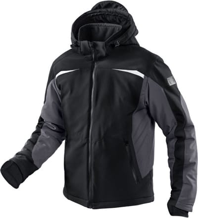 Kubler Weather winter softshell jack 1041 - Zwart | Grijs - S