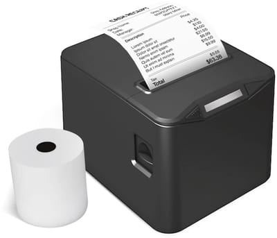 NordHaus Thermische Bonprinter - Kassabon Printer - POS Printer - Automatische Snijder - Zwart 80 mm USB + LAN