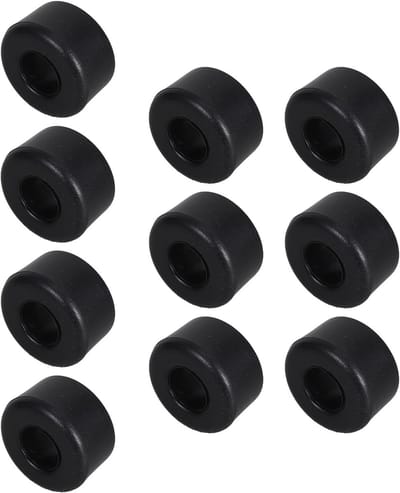Schokdemper Rolschaats - Skateboard Onderdelen - Soepeler Rijden - Duurzaam PVC Materiaal - 20 Stuks - Zwart