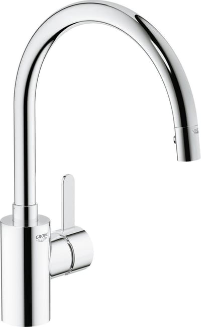 GROHE Eurosmart Cosmopolitan Keukenkraan - Hoge draaibare uitloop - Met uittrekbare handdouche