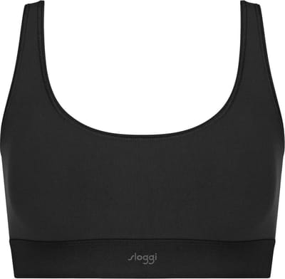 sloggi EVER Ease Top Dames Beha - Zwart - Maat L