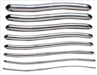 Belux Surgical Instruments / Hegar Metalen Dilator Set - 8 Stuks
