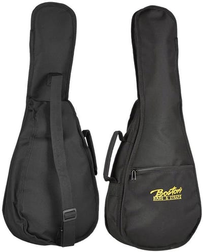 Boston UKT-06 Gigbag voor Tenor Ukelele – 6 mm Voering, Nylon, Zwart