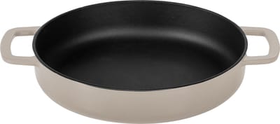 Combekk Gietijzeren Koekenpan Ø 24cm - 100% gerecycled - PFAS-vrij - Geschikt voor o.a. Inductie en BBQ - Sand