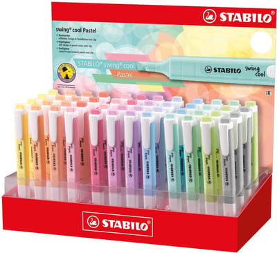Stabilo Toffe Fluorescerende Pastelkleurige Markeerstiften 48 Eenheden