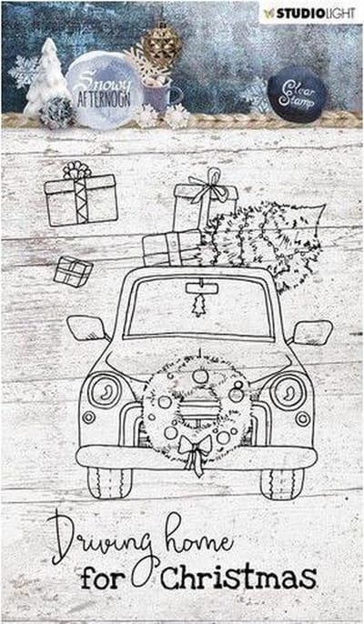 Studio Light • Clear stamp A6 Snowy afternoon nr.397