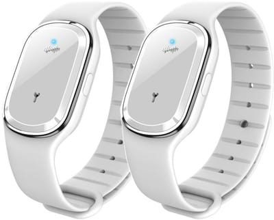 Oneay Ultrasone muggenwerende armband (2 stuks) – Horlogemodel met USB-oplading – Geschikt voor volwassenen en kinderen
