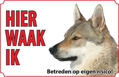 Bord - Hond-Tsjecho-Slowaakse-wolfhond