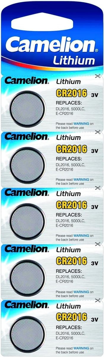 Lithium Knoopcel Batterij - Kleine Ronde Batterij - Apparaten Voeden - 3 Volt Spanning - 5 Stuks - Zilver