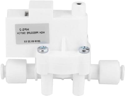 SnelShoppen - Hoge Drukschakelaar, Hoge Drukregelaar voor Pomp, 1/4 DC 24V Hoge Drukschakelaar voor Pomp RO Waterfilters Osmose Tank 0.25Mpa Actie