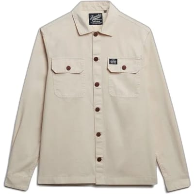 Superdry - Overshirt met twee zakken - Heren - Lange mouwen shirts