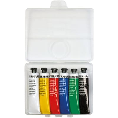 Eberhard Faber plakkaatverf - Artist Color - 6 tubes - 18 ml - EF-575505
