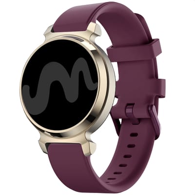 Siliconen bandje - Geschikt voor Geschikt voor Garmin Lily 2 - Donkerrood
