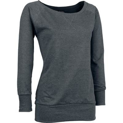 Urban Classics Sweatshirts - Ladies Boat Neck Sweater - S tot 3XL - voor Vrouwen - actraciet