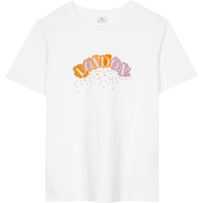 Paul Smith Womens T-shirt White Maat: L | Tops Outlet | Dames | Wit
