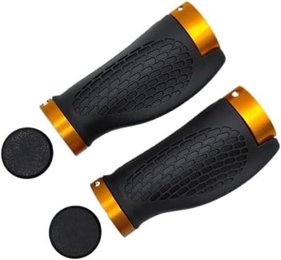 Fietsstuurgrepen - Handvatten fiets - Comfortabel Fietsen - Antislip Materiaal - 2 Stuks - Goud
