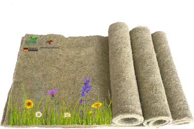 Henneptapijt voor knaagdieren – Natuurlijke kooi vloerbedekking 120 x 50 cm – Verpakking van 3