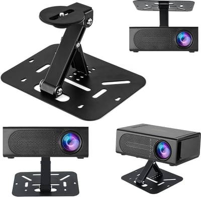 SnelShoppen - Projector Holder, Desktop Projector Houder, Wandbeugel voor Projector, Metalen Projector Stand met 1/4 Draad voor Thuisbioscoop, Speelka