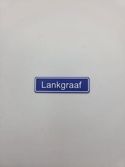 3D plaatsnaam speldje Lankgraaf