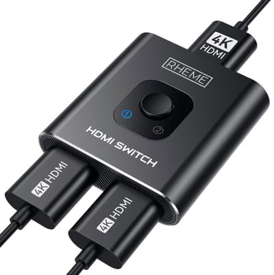 HDMI Switch - Bi-Directioneel 2-in-1 - HDMI 2.0 – HDR & HDCP 2.2 – Aluminium – 18Gbps - Rheme