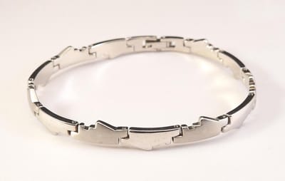 Pronkjuweel Titanium Armband 7217 lengte armband 21cm