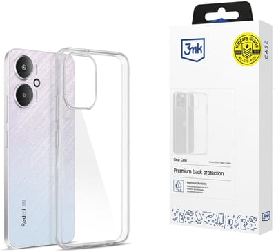3mk Clear Case for Xiaomi Redmi 13C 5G - transparent