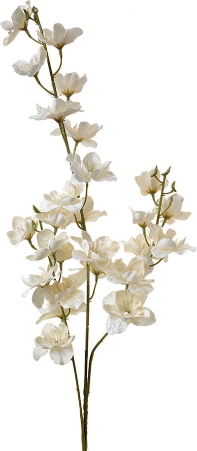 Clayre & Eef Kunstbloem 110 cm Wit Polyester