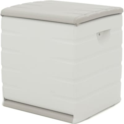 Kussenbox opbergbox grijs 60x61x53cm