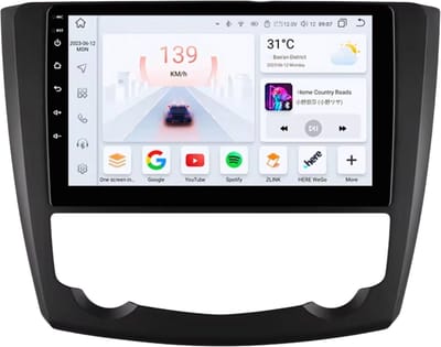 Autoradio met bluetooth - Carplay - Voor Renault Kadjar (2015-2019) - Geschikt voor Apple en Android - Stereo - Navigatie - Navigatiesysteem auto - 3GB 32GB