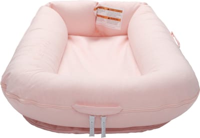 DockAtot Deluxe+ Pink Blossom Roze Chambray nieuw 2023 - babynestje - ademend materiaal - 0 tot 8 maanden