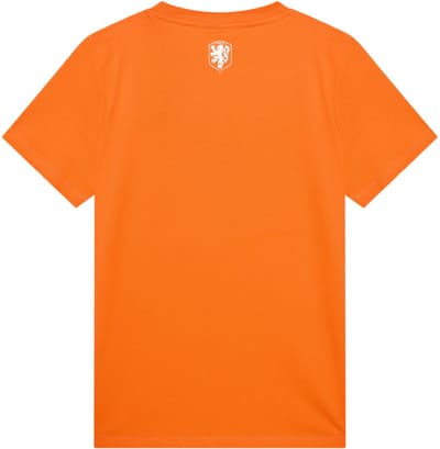 Nederlands Elftal Big Logo T-Shirt Vrouwen - Maat L - Oranje - KNVB - Voetbal - Shirt - Officiële Merchandise