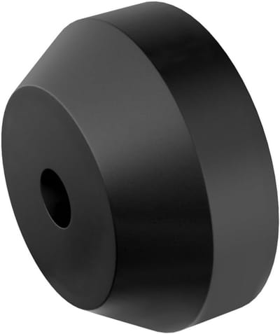Platenspeler Stabilisator - Draaitafel Gewicht - Hifi Geluid - Metalen Schijf - 7x7x3 cm - Zwart