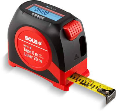 Sola METEC Digitale Rolbandmaat met Laserafstandmeter – 71510201