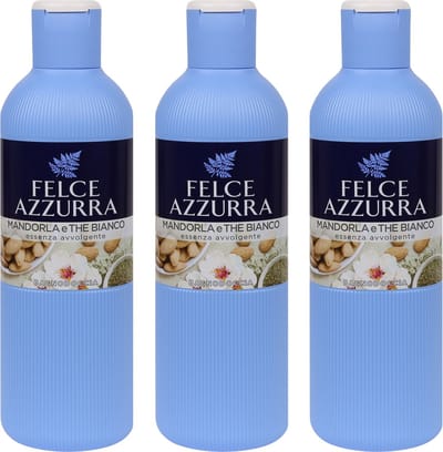Felce Azzurra Douchegel - Amandelen en Witte Thee - 3 stuks - 650 ml