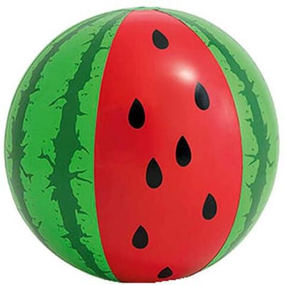 Zwembad - Zwembandjes - Zwembad speelgoed - Strandbal - Watermeloen - 75 cm - Met Voetpomp