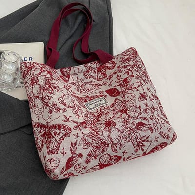 Handtas met grote capaciteit voor dames Nieuwe canvas tas voor dames Ins Veelzijdige shopper voor dames gray