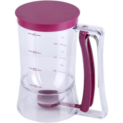 Distributeur de pâte - Alinory - 900 ml - Plastique de qualité alimentaire - Violet - Manuel