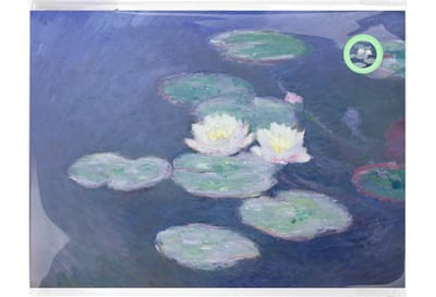 Lanzfeld Monet - Poster Schilderij A3 - Waterlelies bij Avond - Claude Monet - PP Hoes