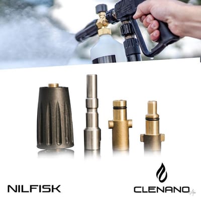 Nilfisk Snelkoppelingen Set (Nilfisk G 1/4 Adapter ,1/4 Female Stainless QC Nilfisk adapter, Nilfisk Kew Adapter, Nilfisk Gerni) Set met alle Nilfisk Adapters
