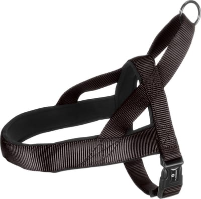 Flamingo Abbi Noors - Harnas Honden - Noors Harnas Abbi Zwart S 40-50cm 20mm - 1st - 132858 - 1st