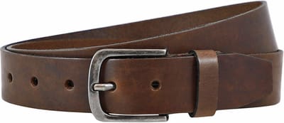 Landley Leren Unisex Riem - Dames en Heren - Luxe Jeansriem - Volnerf Leer - Bruin - Lengte totaal 100 cm / Riemmaat 85