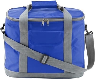 Grote koeltas Sitges - blauw - met verstelbare band - 17 liter - Koeltassen outdoor / strand