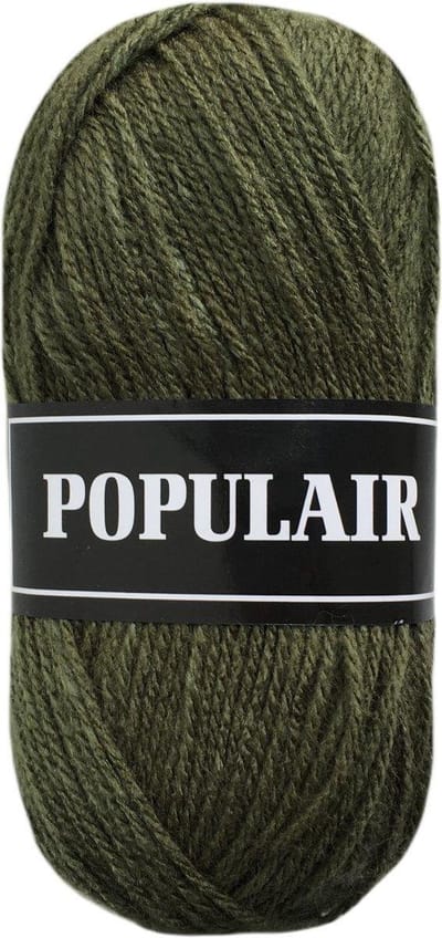 Beijer BV Populair acryl garen - mos groen (79) - pendikte 3,5 a 4mm - 10 bollen
