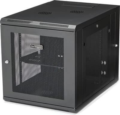 StarTech 12U Serverkast rack - 24 inch diep - wandmonteerbaar scharnierend