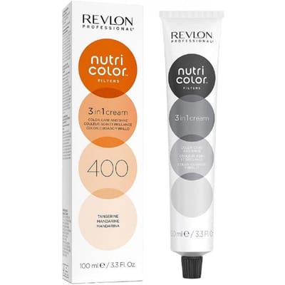 Coloration capillaire - Revlon - Nutri Color Filters 400 - Mandarine - 100 ml - Sans ammoniaque