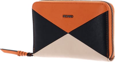 PICARD Portemonnee Harlekin 1 Zip Wallet Papaya - Kom Veelkleurig